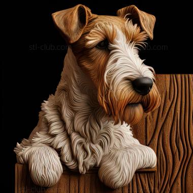 3D model st Wire   haired fox terrier dog (STL)